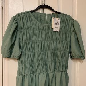 Mango sea foam midi dress